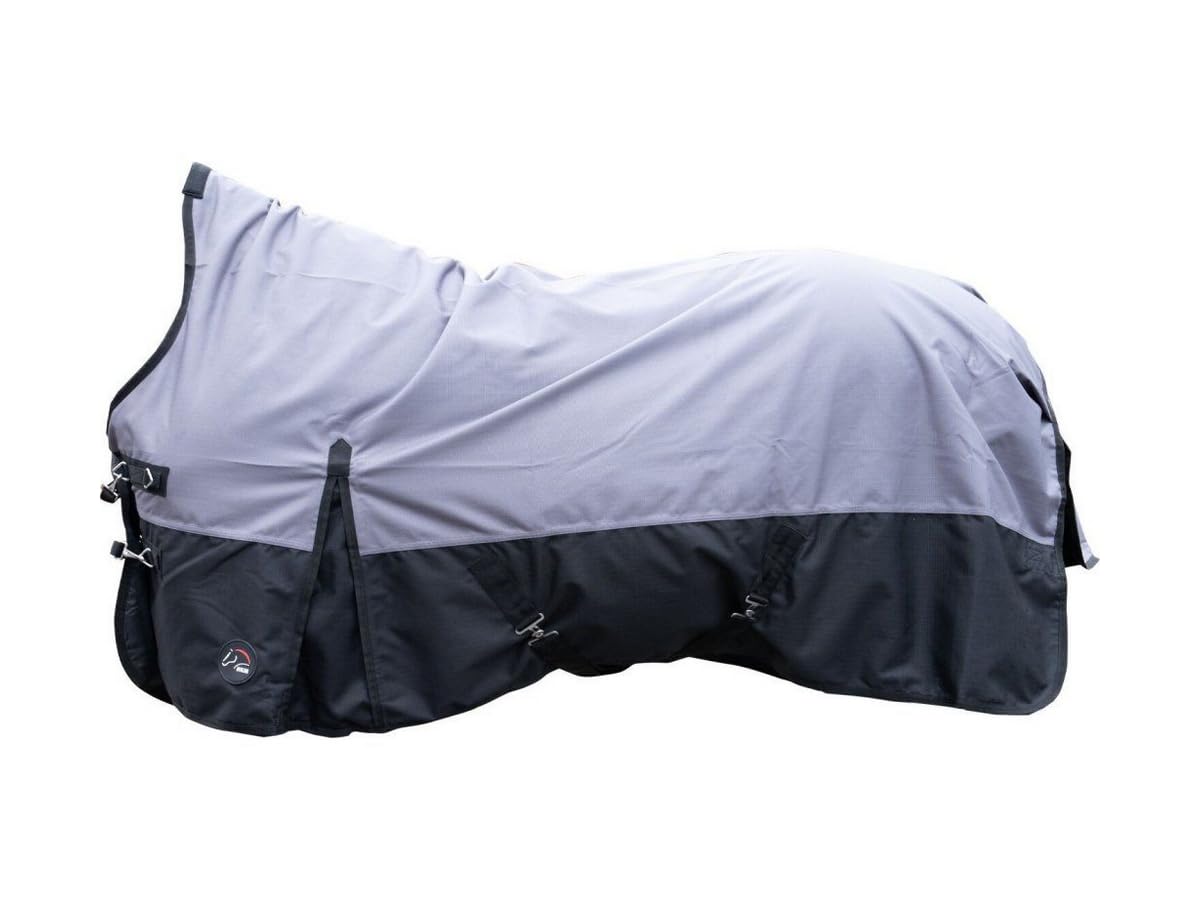 Couverture highneck 1200D HKM Glasgow pour les journées fraîches au paddock