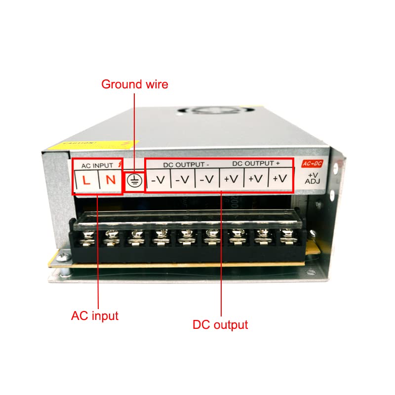 Schaltnetzteil Schaltnetzteil 12V-Stromversorgung 12-Volt-Transformator 2 0a AC. Adapter 1. 2V 20A 250W. Transformer 220V bis 12V Source-Regler