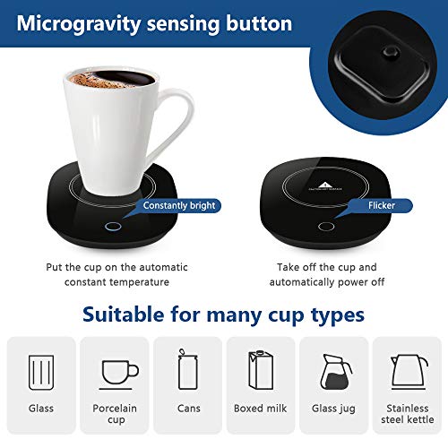 Mug Warmer Coffee Warmer, Cup Warmer with Auto Shut Electric Beverage