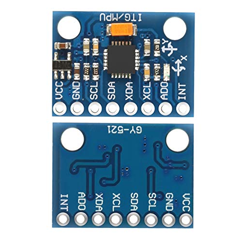 AITRIP 10 Pcs GY-521 MPU-6050 MPU6050 Module,6 DOF MPU-6050 3 Axis Accelerometer Gyroscope Sensor Module 16Bit AD Converter Data Output IIC I2C DIY Kit for Arduino (10PCS mpu6050) by AITRIP - Used condition - Image 7