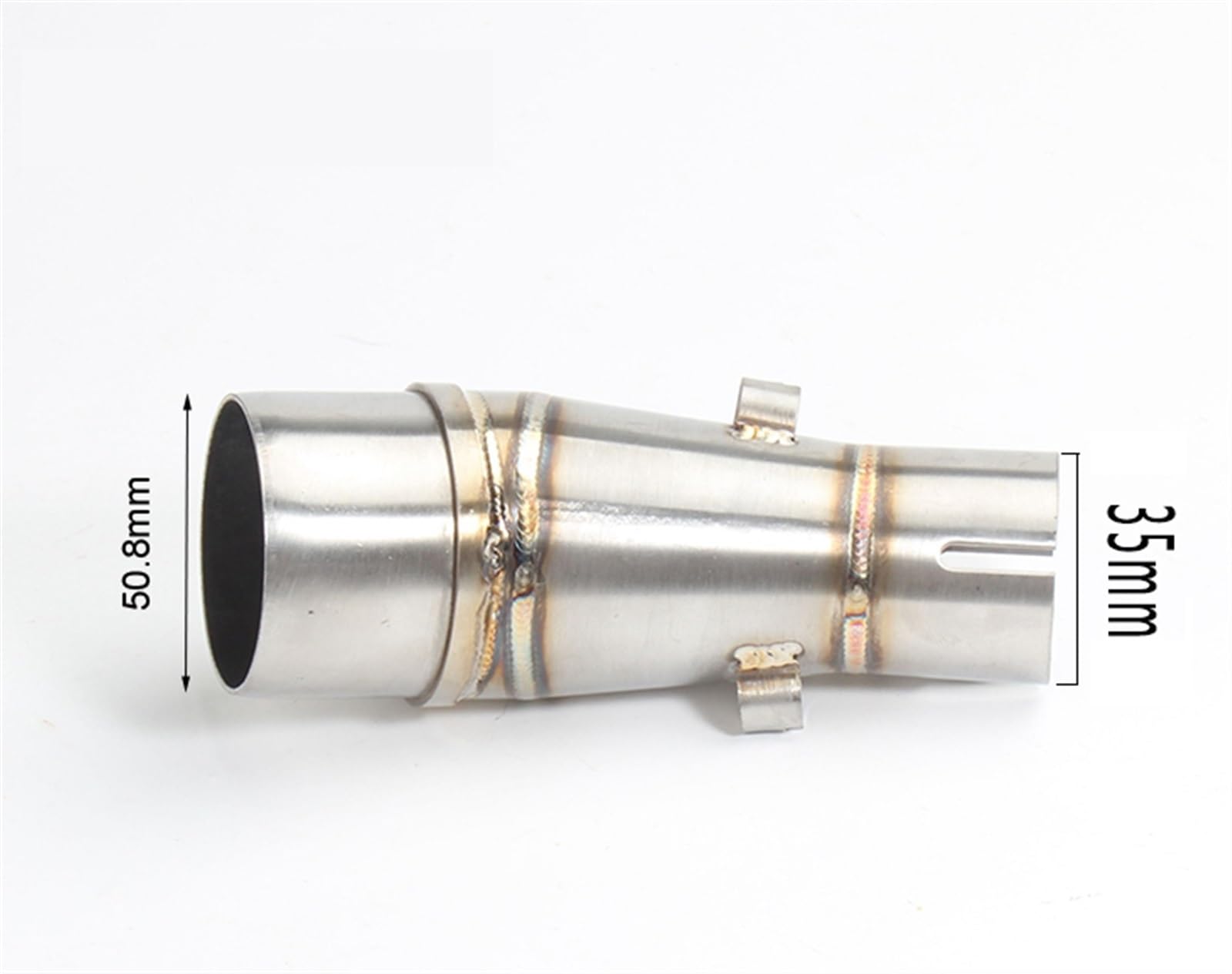 Motocicleta Tubo Cola Escape para Kawasaki Z250 Z300 para Ninja 250R 250 300 2008-2017 Escape De Motocicleta Tubo Medio Conexión Silenciador Tubo De Enlace Tubo Escape Moto