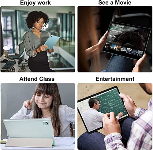 Facetel Android 11 Tablet 10" Q10Pro Tablets:4Gb Ram+128Gb Rom, 2.4G&5G Wi-Fi, Octa-Core Processors, 8000Mah Battery,Bluetooth, Google Certified Tablet With Case/Support Split Screen-Black #TOP7