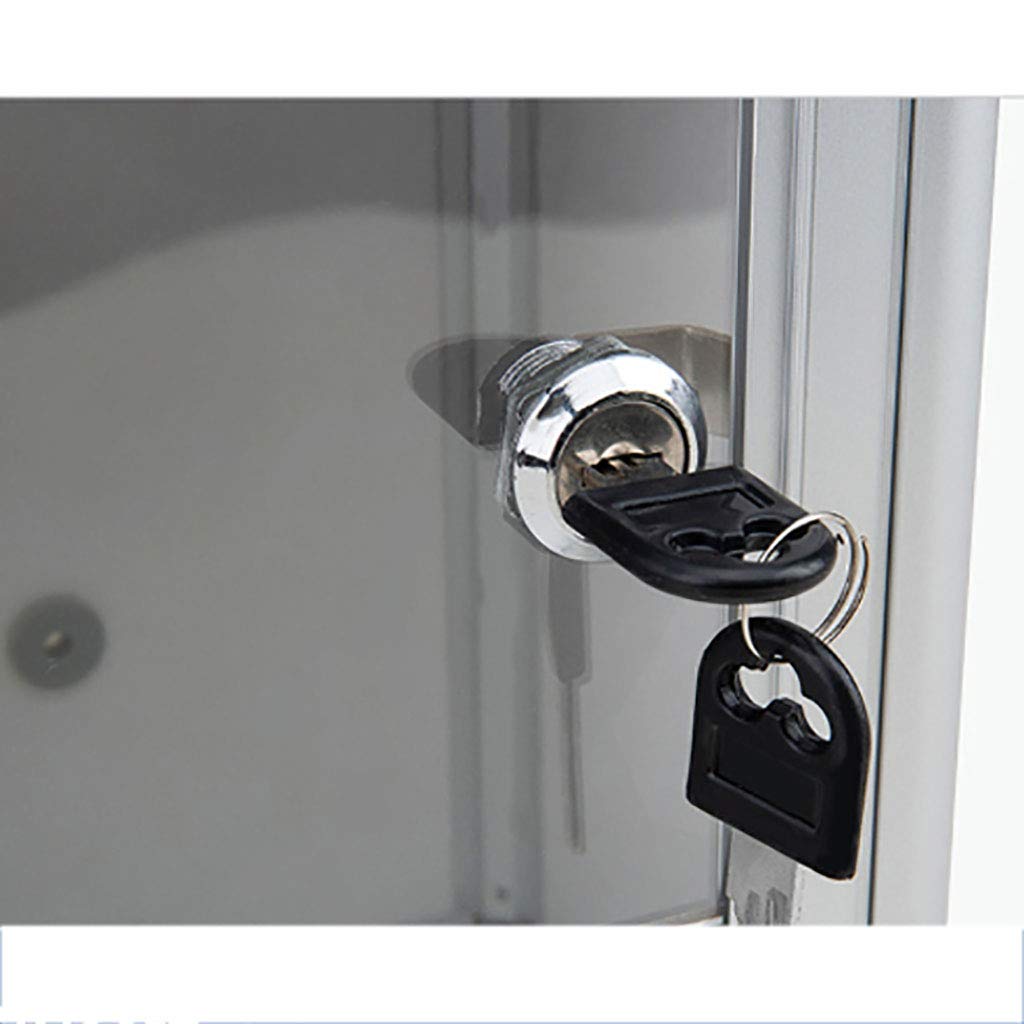 Armario portátil montado en la pared, contenedor de metal con cerradura segura para niños, ideal para botiquín de primeros auxilios, 3 diseños Slish para el hogar