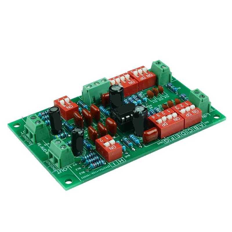 Modulo preamplificatore RIAA for stadio phono stereo, morsettiera preamplificatore(With Case)