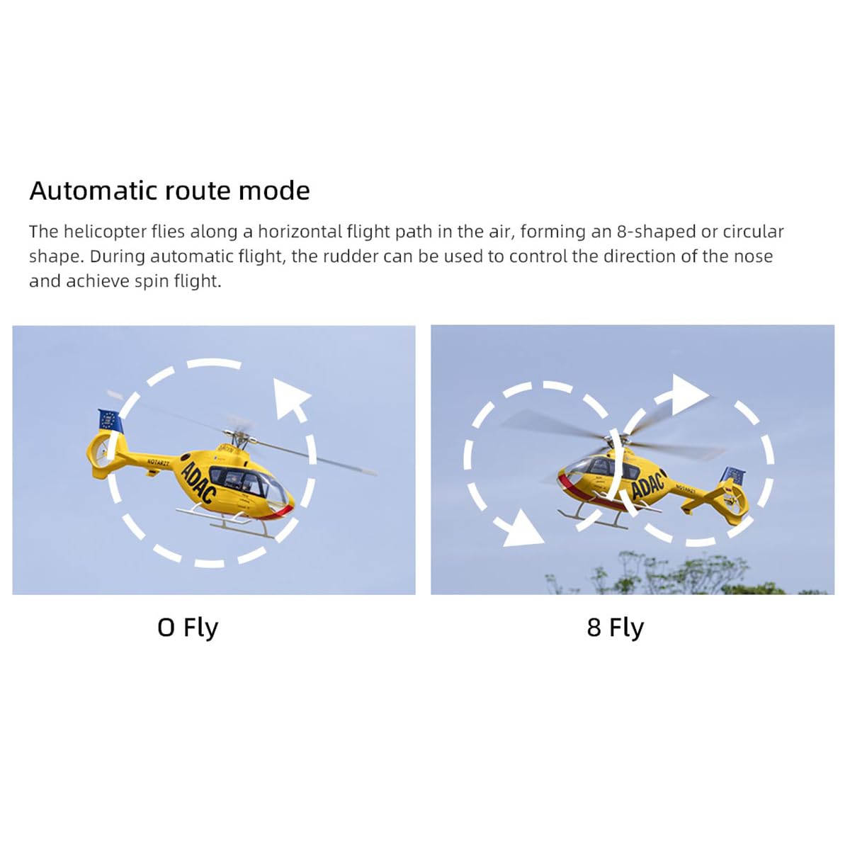 FW EC135 RC helikopter dla dorosłych, klasa 470, 2,4 G, 6 CH, wojskowy helikopter RC, samolot z kontrolerem lotu H1, tryb 1/tryb 2, przełączany, zabawka, prezent RTF