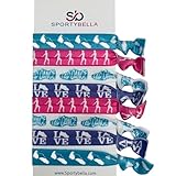 Tap Dance Hair Tie Set for Girls and Teens, No Crease Elastic Hair Ties for Dance Class, Practice...