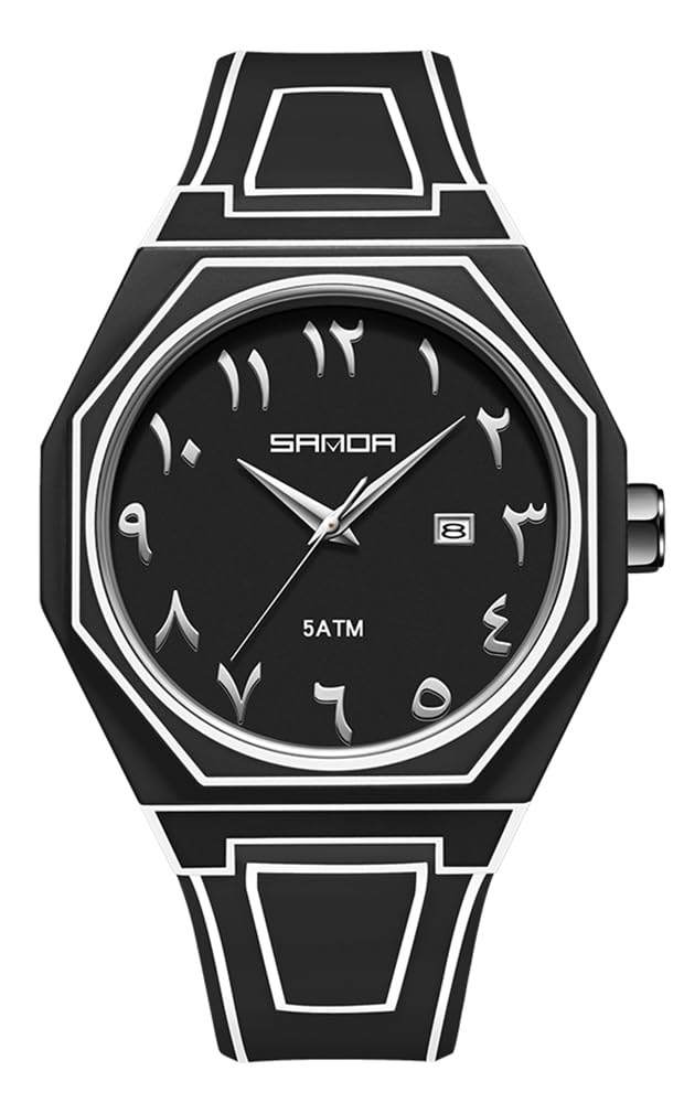 FANMIS Men's Anime-Inspired Fashion Sketch Wristwatch Minimalist Creative Wormhole Design Stylish and Durable Timepiece for Men's Sports Watch