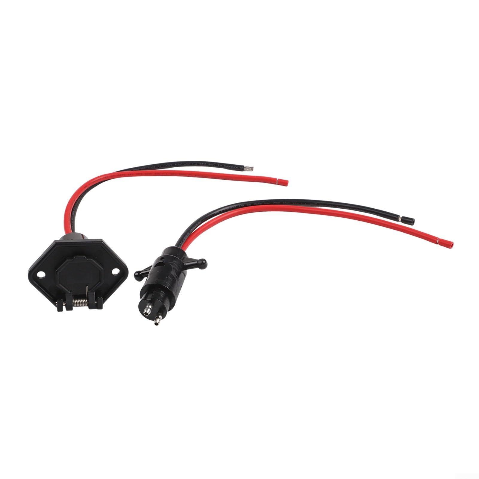 Niceminiwall Kit motore e presa per pesca a traina da 12 V 10 AWG, connettore maschio femmina impermeabile per motori marini con compatibilità con filo calibro 8 (B)