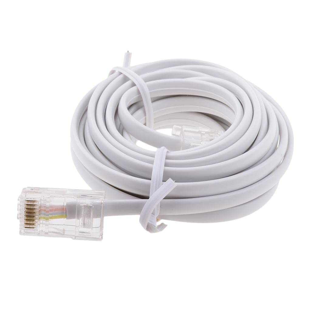 RJ11 ADSL to Ethernet Modem Cable 8P 4C 6P 4C ASDL Patch Wire 4 pin