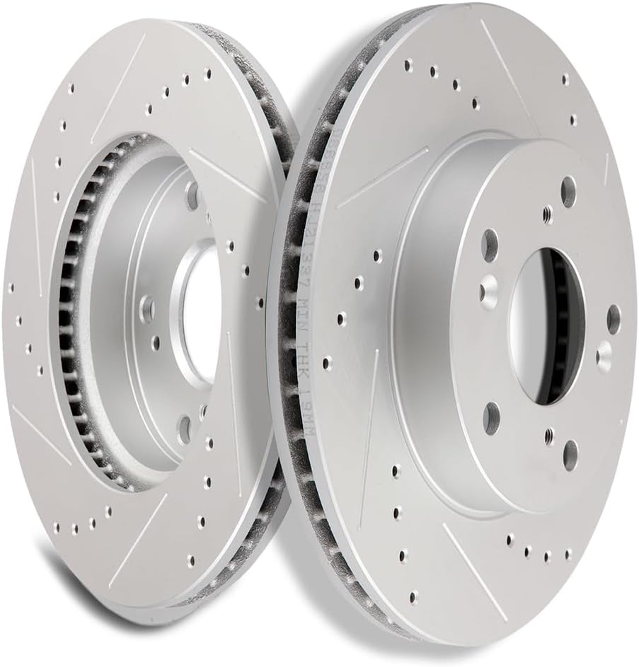 SCITOO Disc Brake Rotors Kits 31601 Front Vented Brake Rotors Fit For Honda For Civic 2012-2015