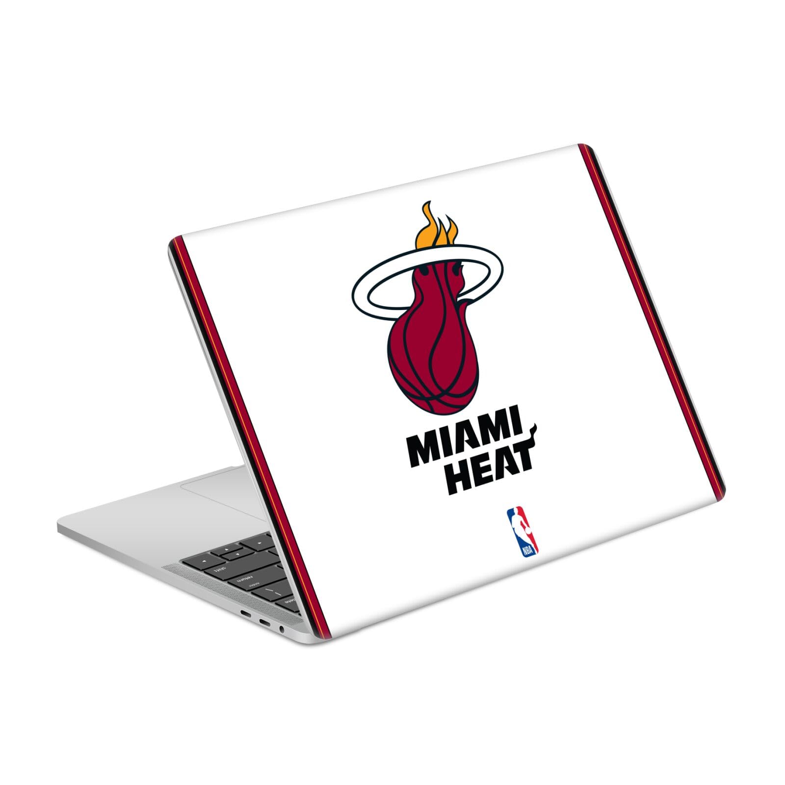 Protéger MacBook Pro 13 contre rayures avec sticker blanc Miami Heat - 7