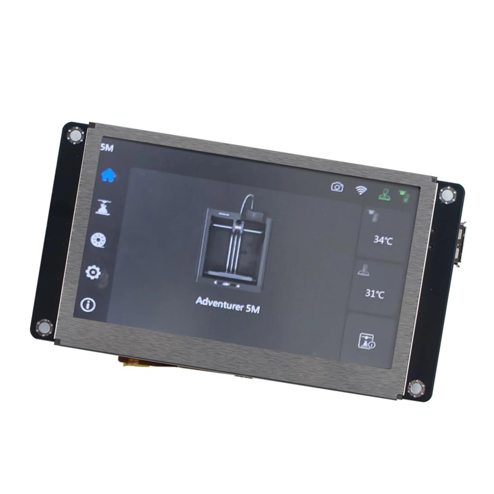 Kompatibel mit Flashforge Adventurer 5M, Touchscreen, 3D-Drucker-Ersatzteile