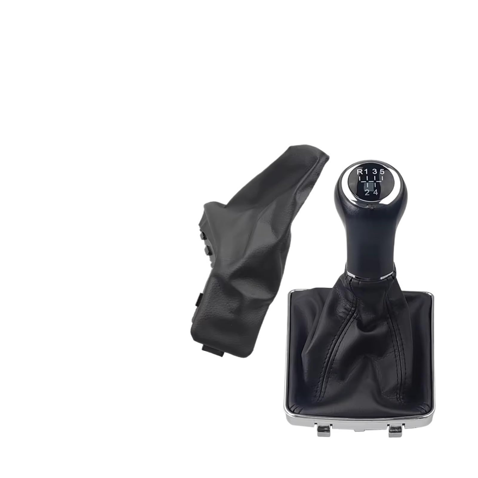 Qwqaab R5 Knob And Cover Manual Gear Knob For Opel For Astra Iii H 1.6 For Vauxhall 2004-2010 5/6 Speed Gearbox Handle Manual Gear Shift Knob(R5 Knob And Cover)