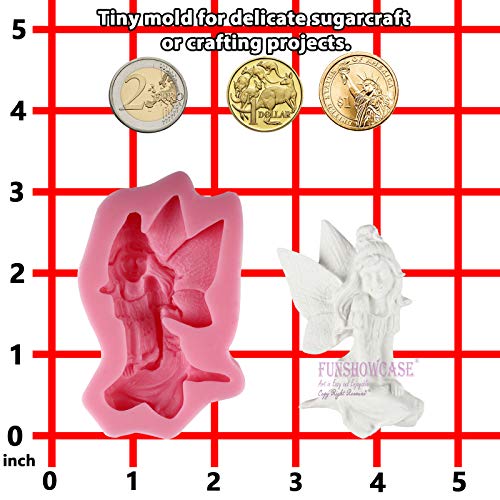 Sitting Elf Fairy Fondant Silicone Mold #TOP3