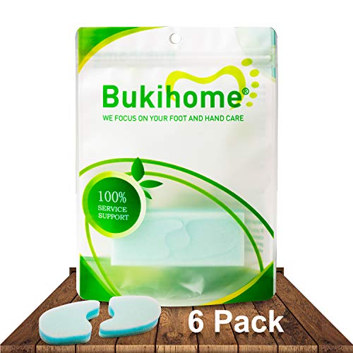 Bukihome-Bunion-Corrector-Toe-Separators-6-Pack-Foam-Toe-Spacers-for-Overlapping-Toe-Big-Toe-Straightener-to-Relieve-Bunion-Pain-Prevent-Blister-Corn