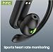 HTC NE61 AI Translation Earbuds with Touchscreen Case, Bluetooth 6.0, Black