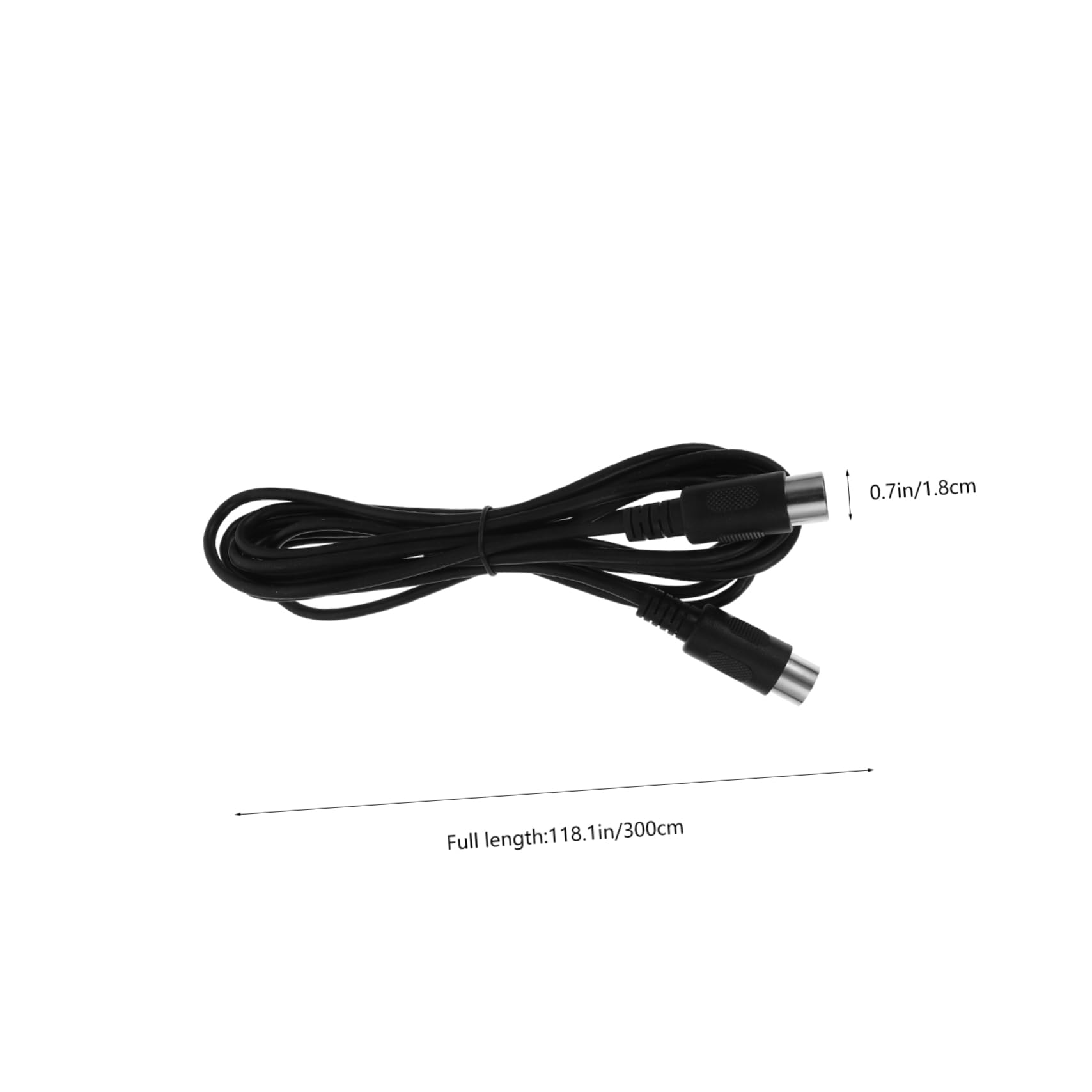 CIYODO Convenient Midi Extension Wire Midi Male to Male 5-pin Cable for Keyboard Synthesizer Drum 3m