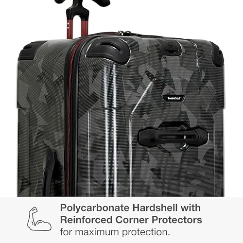 Image of Traveler's Choice Maxporter II Polycarbonate Hardside Trunk with Spinner Wheels, Gray Camo, 31-Inch Large Trunk