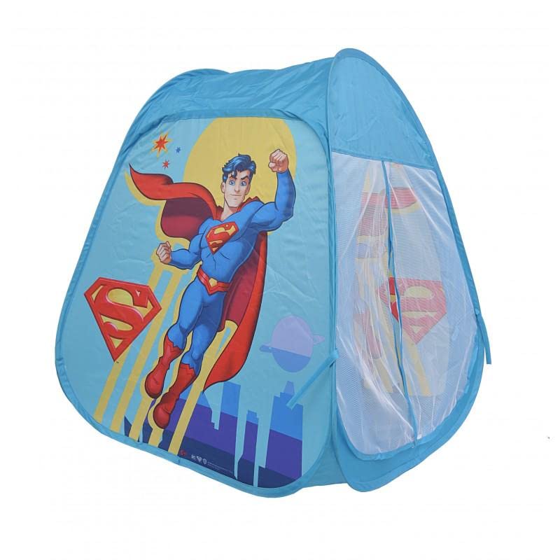 Ciao - Cortina de Juegos Superman DC Comics (80 x 80 x 90 cm) Plegable con Apertura Pop-up, Color...