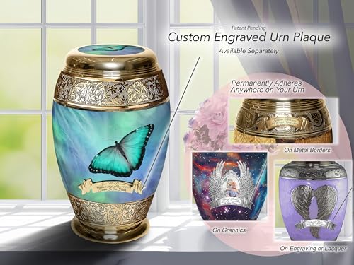 Image of Bokeh Butterfly Cremation Urns for Human Ashes Adult Female Urns for Ashes