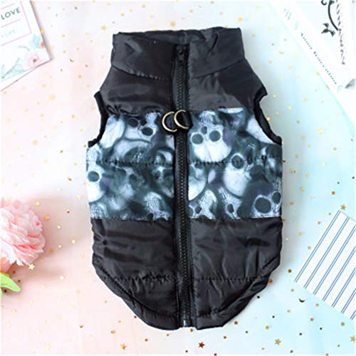 Manteau d'hiver pour chien doudoune isolante en coton violet L - 7