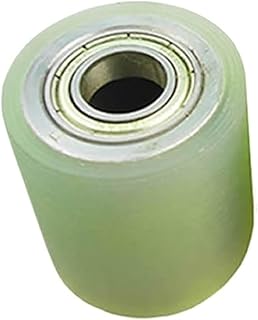 1 Pcs Furniture Wheel Diameter 40mm, Length 20mm, PU Polyurethane Roller, with Bearing, Soft Surface, Pipe Drive Rubber Wheel (Size : Hole 10mm)