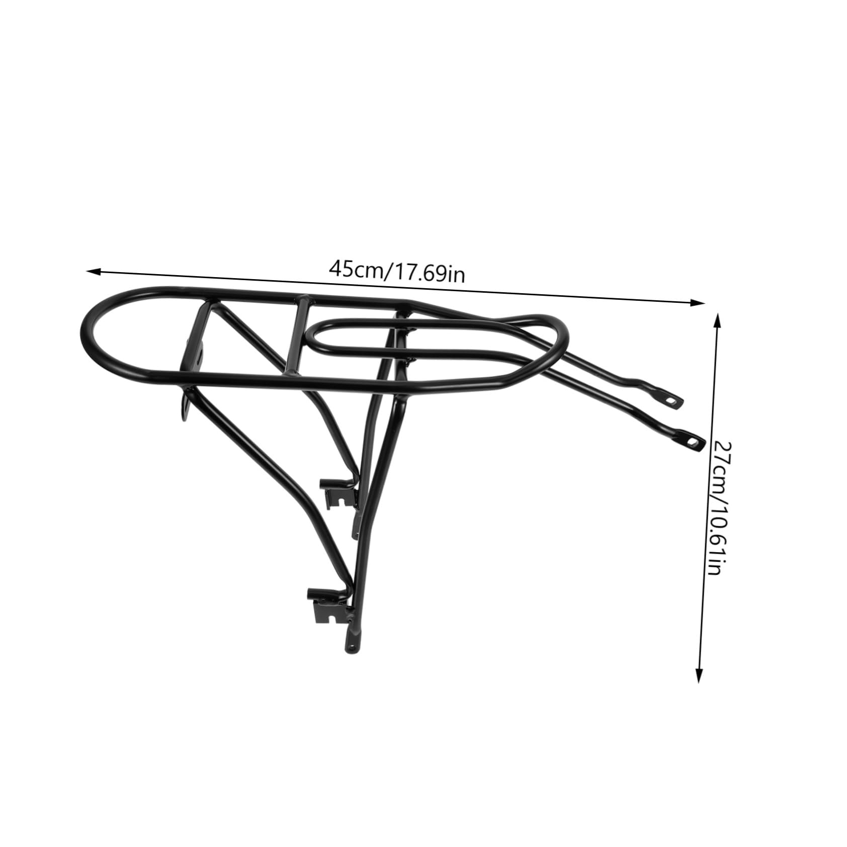 Abaodam Bicycle Rear Rack Non Slip Surface Holder for Folding Bikes Suitable for Mountain Road and Bicycles