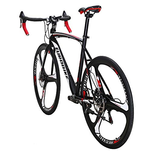 Eurobike HYXC550 Road Bike,21 Speed 54cm Frame Road Bicycle
