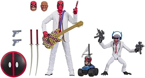 Miniatura 2 de Marvel Comics Serie 80th Anniversary Legends de 6 pulgadas, figura de acción coleccionable de Deadpool & Hit-Monkey inspirada en cómics, paquete de 2