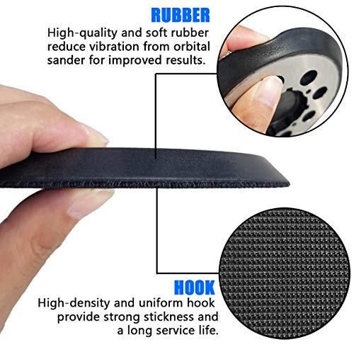 5" Hook-&-Loop Replacement Sander Pad For Dewalt Dwe6423/6423K, Dwe6421/6421K, Dcw210B Random Orbital Sander - Direct Replacemnrt For Pad Part Number Dwe64233 & N329079 #TOP1