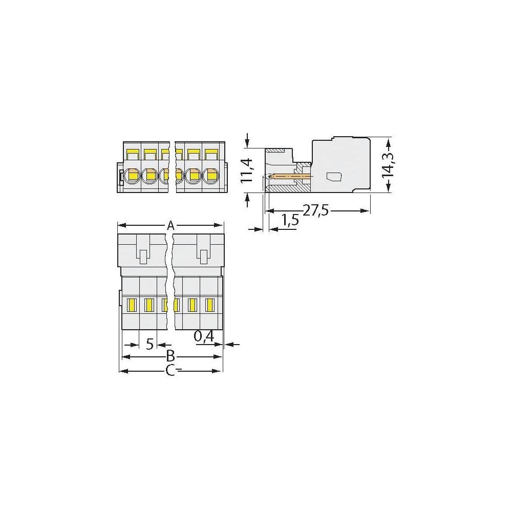 Wago, 750-1415, 8-Channel Digital Input; 24 VDC; 3 ms; 2-Conductor Connection