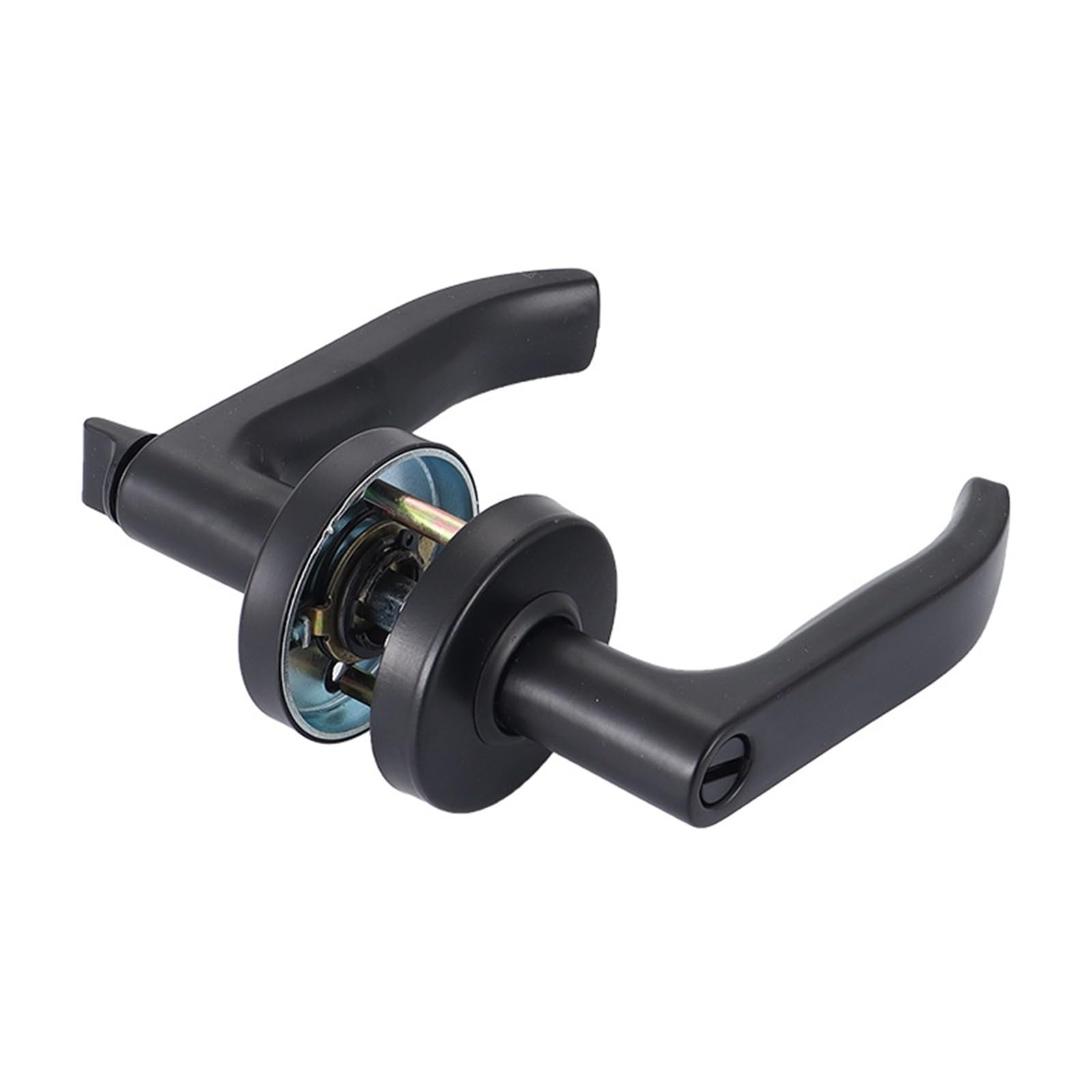 Ofymsltqhv Redbronze(25-45Mm) Three-Pole Spherical Handle Lock Stainless Steel Bathroom Single Tongue 1Pcs(Redbronze(25-45Mm))