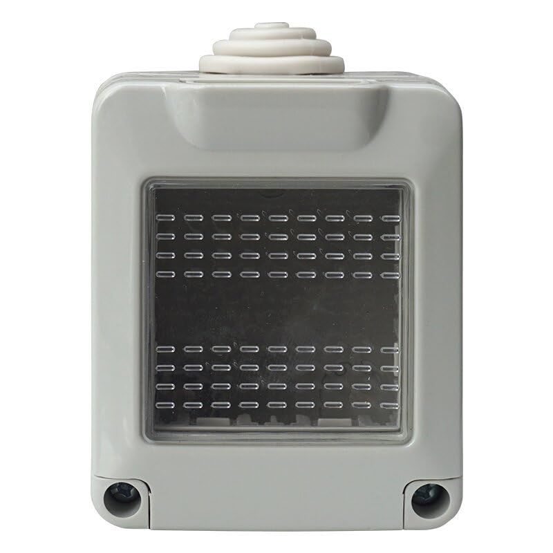 Scatola Porta Frutti Da Esterno IP40, Compatibile Con Vimar Plana (1, Custodia 2P IP55 Con Coperchio