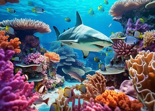 1000-Piece Shark Jigsaw Puzzle