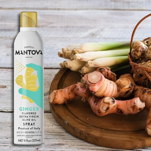 Mantova Spray Aceite de Oliva Extra Virgen con Jengibre 8 oz miniatura 5