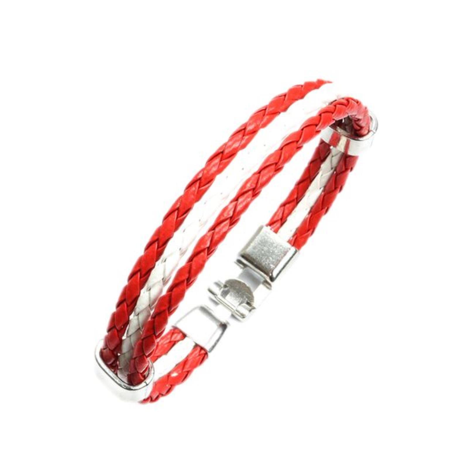 WSZJLN Men Women Spain Germany France Italy Argentina National Flag PU Leather Bracelets Colorful Couple Bracelet Handmade Jewelry Gift-Tunisia