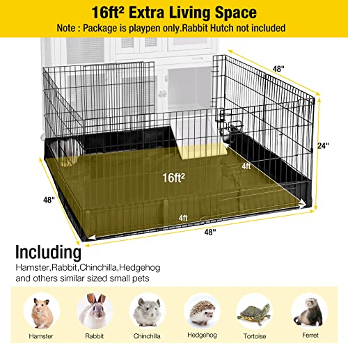 Aivituvin AIR71-06-C Pet Playpen Guinea Pig Cage Small Animal Rabbit Exercise Pen thumb #5