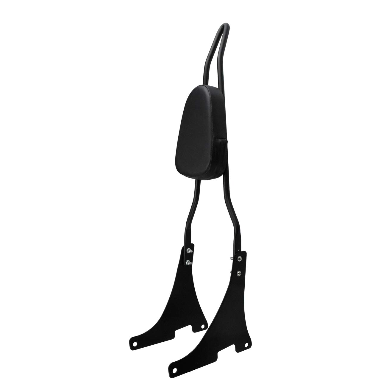 Moto Staccabile Posteriore Passeggero Schienale Sissy Bar con Cuscino Pad Fit per Harley Sportster XL 883 1200 2004-2023
