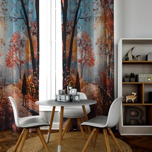 Rideaux occultants romantiques en polyester lourd pour grand salon