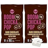 Boom Chicka Pop Popcorn Pack of 2 (Dark Chocolate)