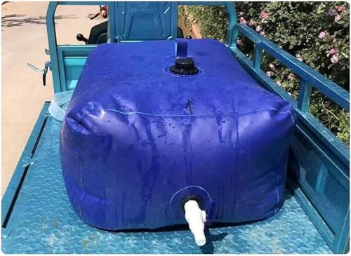 Bolsa de almacenamiento de agua plegable de gran capacidad para protección contra incendios y riego agrícola (75 l/20 galones/0,6 x 0,4 x 0,31 m)