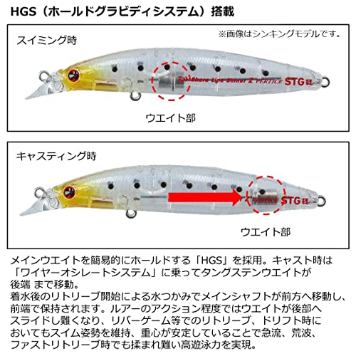 ダイワ(DAIWA) ショアラインシャイナーZ バーティス STG 97F チャートヘッドメッキイワシ 4枚目