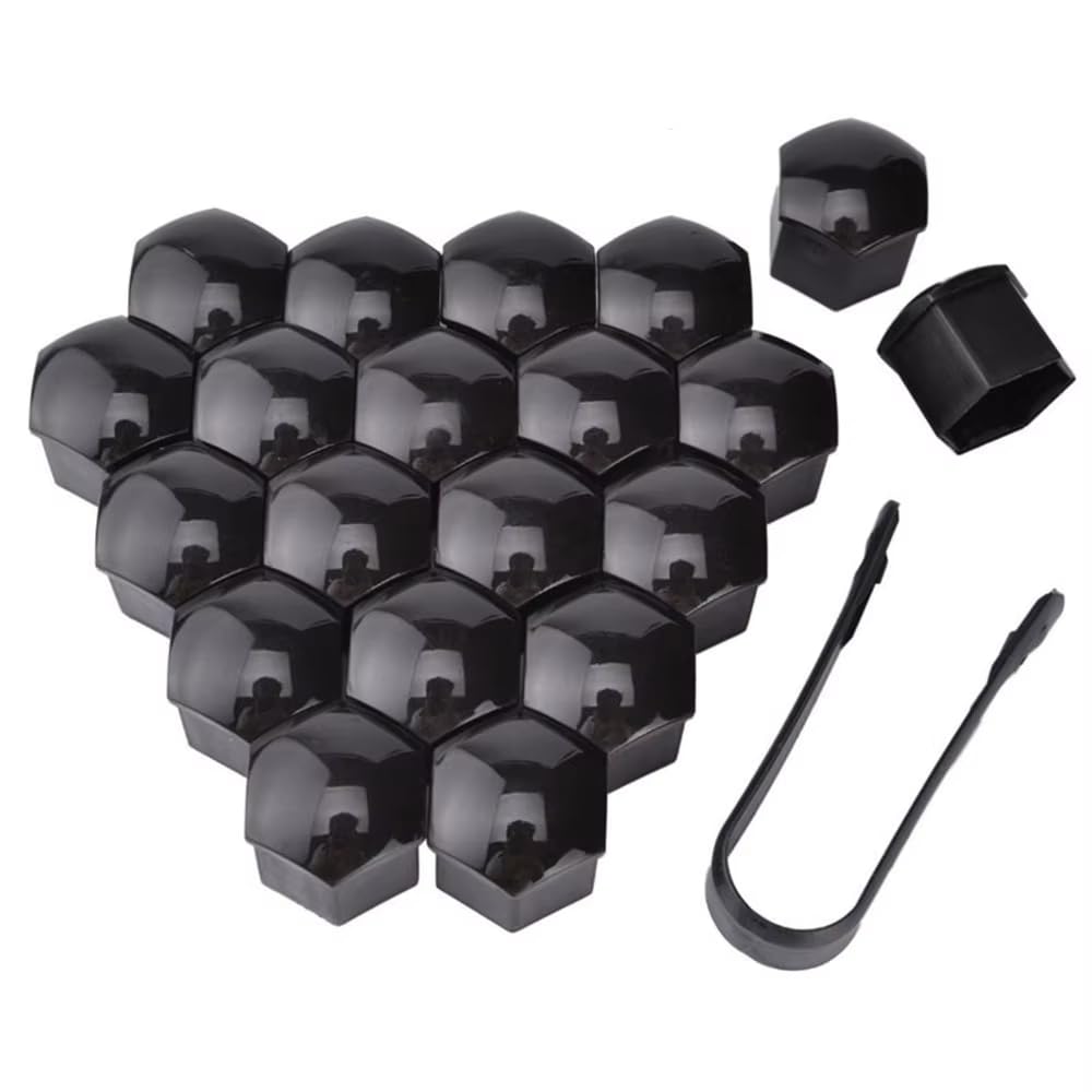 LGFC 20 Pcs Car Wheel Nut Caps for Citr-oen C3 C4 C5 Aircross 2017 2018 2019 2020 2021, Car Lug Bolts Head Covers Protection Bolt Protectors Wheel Nut Cover Set Anti Theft Caps,17mm