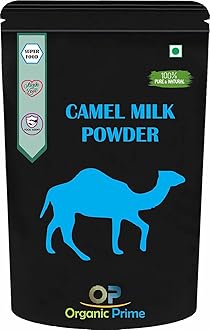 Organic Camel Milk Powder | Freeze Dried, Gluten Free, No Additives, No Preservatives - 100gm (3.53 Ounce)