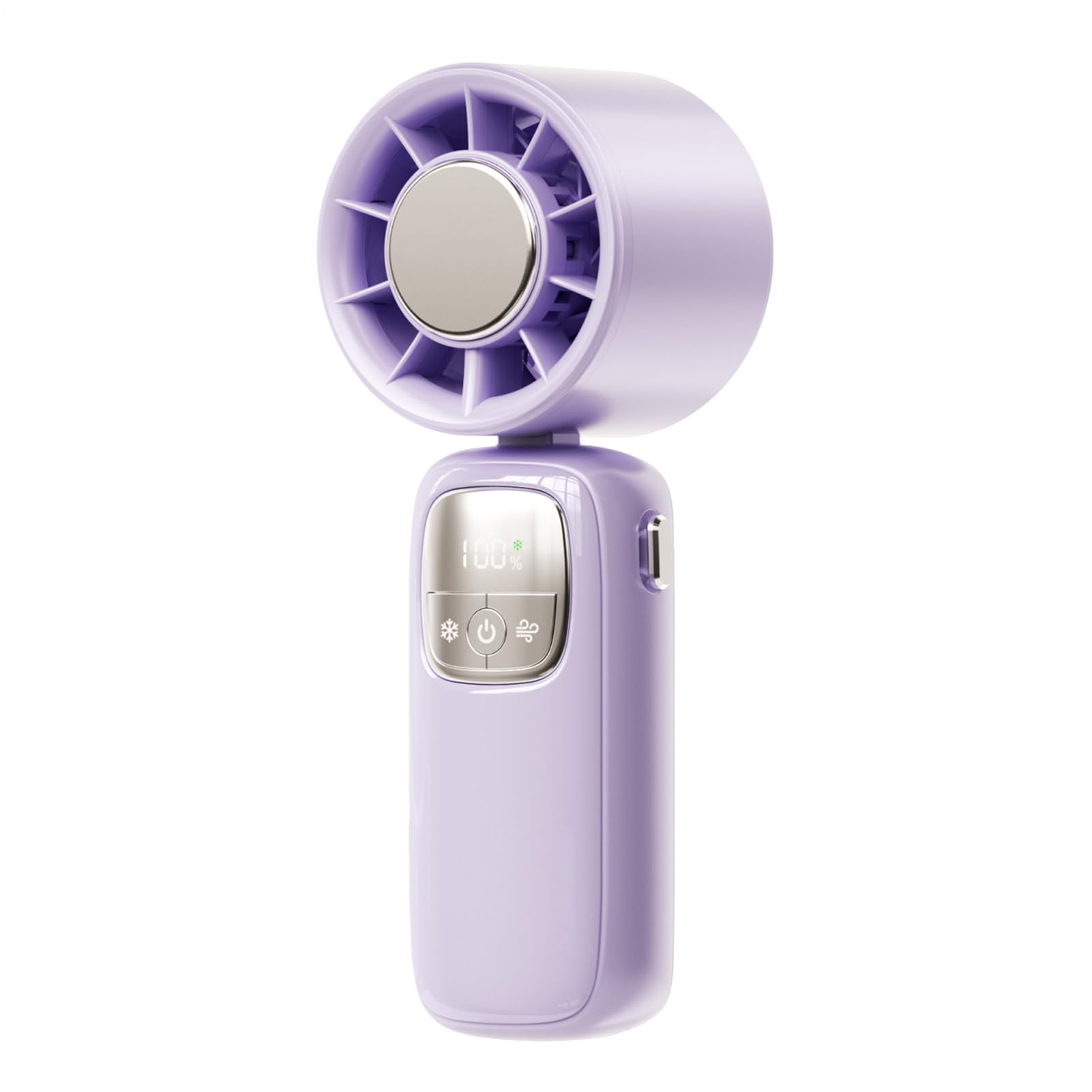 Ventilateur à main pliable LED : votre allié fraîcheur nomade