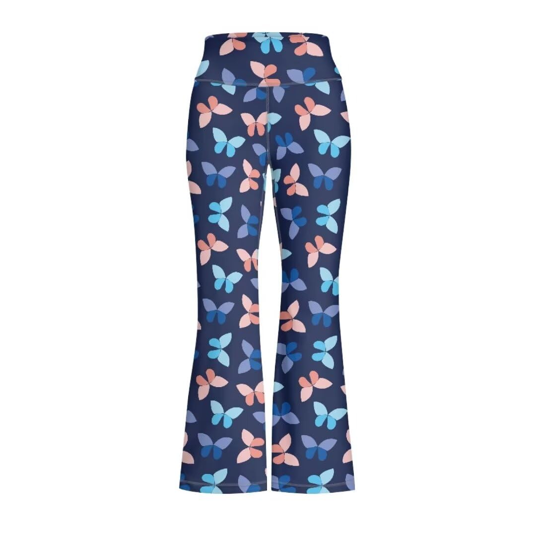 Girls Flare Leggings 5-14T Cute Bell Bottoms for Girl Yoga Pants for Gym