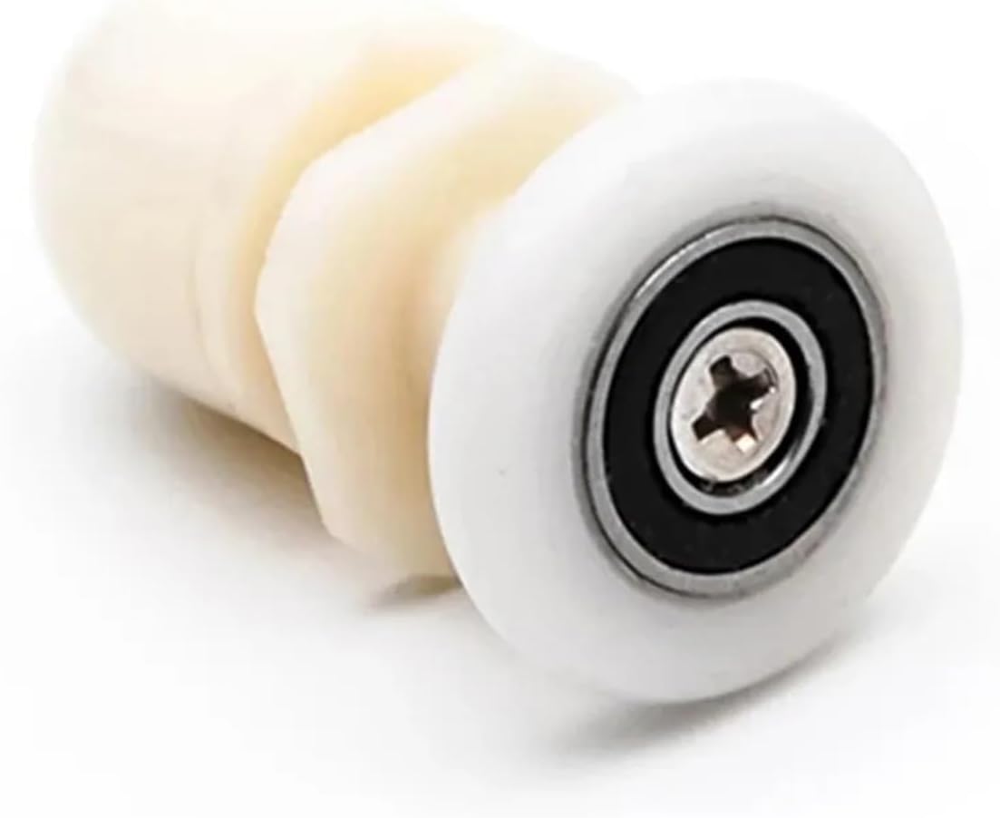 SBTRKT Set of 4 Single Shower Door Rollers Runners Wheels Pulleys Glass Door Wheels 19/23/25mm for Most Shower Enclosures Cabins (Color : 23mm)