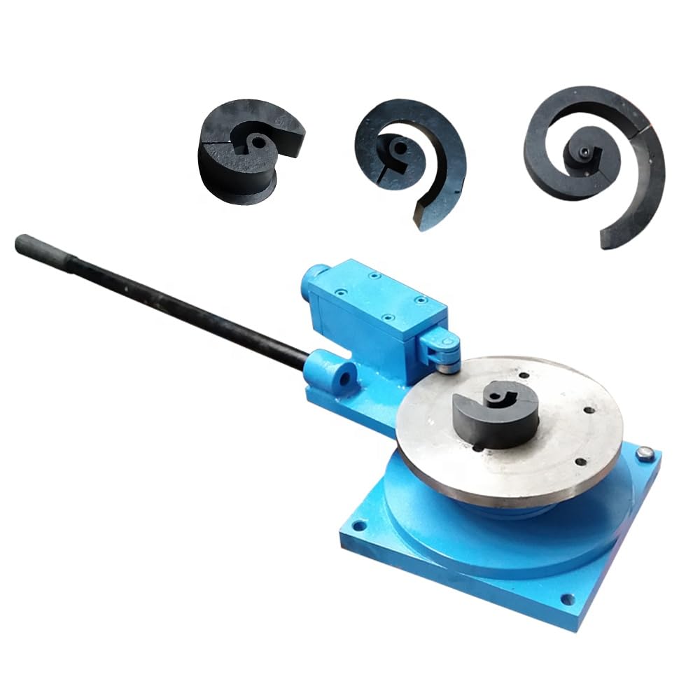 Manual Scroll Bending Machine, Type Manual Metal Bender Hand Operated Bending Tool for Workshop Construction