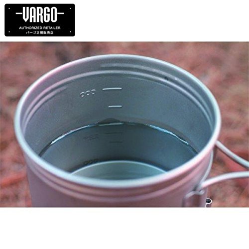 ケース付 VARGO バーゴ BOT 700 ハンドル付き ウルトラライト UL Vargo 】ヴァーゴ Titanium BOT-700 チタニウムボット700ml UL
