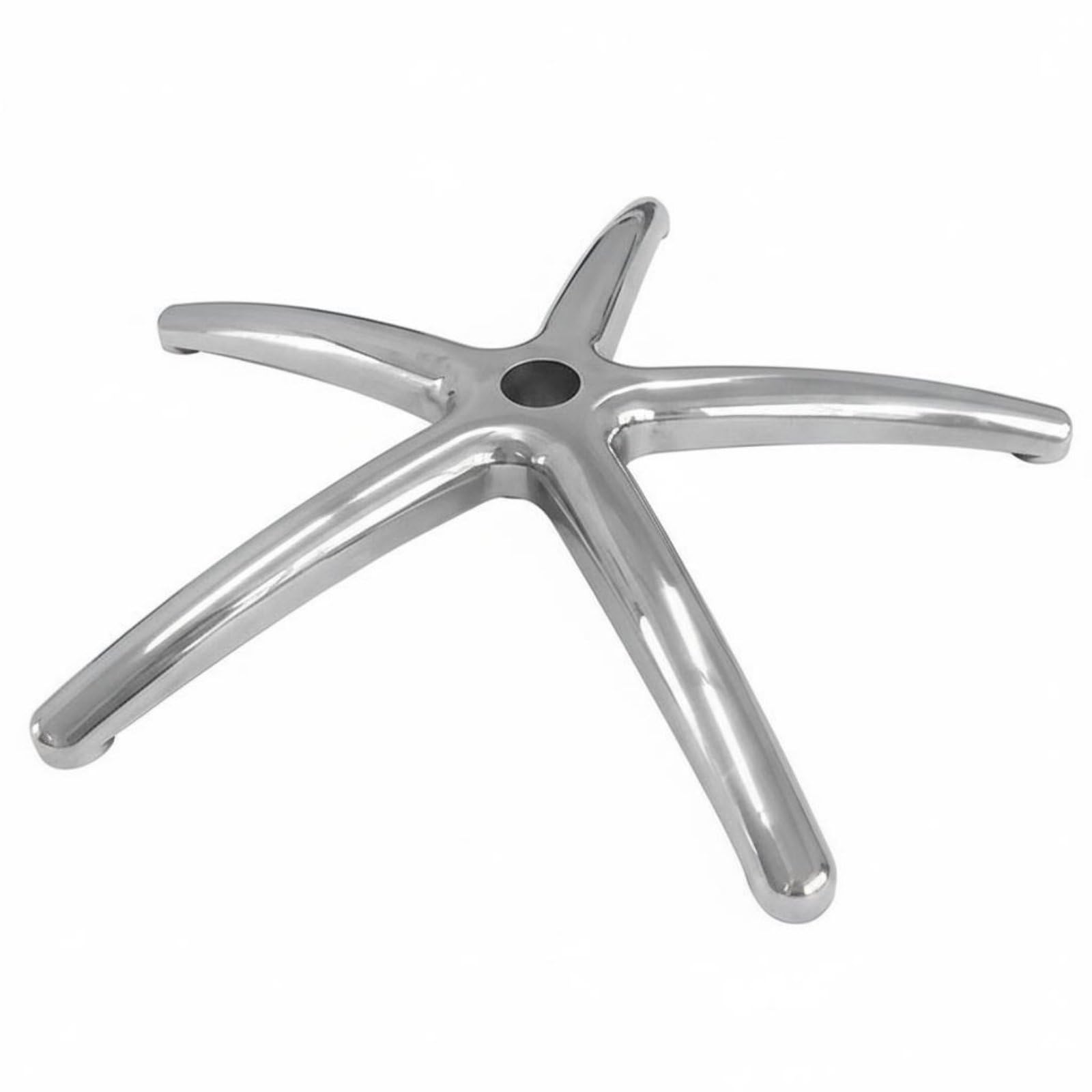 Robust Metal Construction Office Chair Star Base Precision Made Computer Chair 5 Leg Base Easy Installation Polished Finish for DIY Enthusiasts, Gamers, 350MM Bread Leg 16KG-image-20